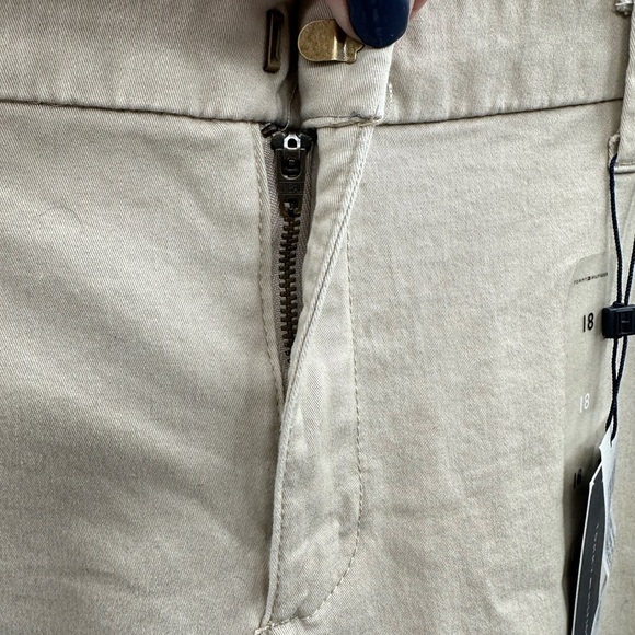 TOMMY HILFIGHER Hollywood 9" tan High rise woman classic casual short NWT 18 - Picture 4 of 12